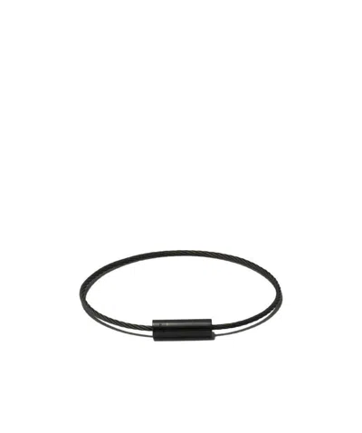 Le Gramme Ceramic Cable Bracelet Le 5 Grammes In Black