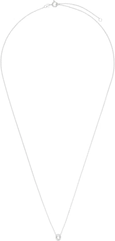 Le Gramme Entrelacs Medal 'la 1g' Necklace In Silver