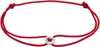 Le Gramme Interlaced 'le 5g' Cord Bracelet In Red