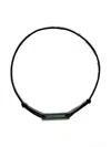 Le Gramme Lacquered Cord Bracelet 1,7g In Green