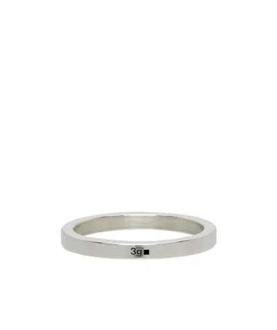 Le Gramme La 3g Polished Ribbon Ring In Gray