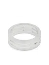 Le Gramme La 7g Perforated Ring In Silver