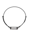 Le Gramme Lacquered Cord Bracelet 2,5g In Black