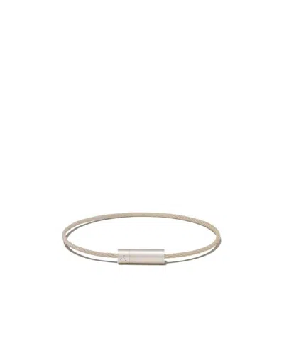 Le Gramme Le 7g Brushed Cable Bracelet In Yellow