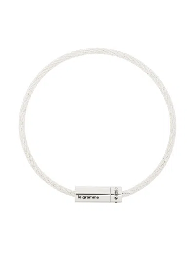 Le Gramme Le 9g Polished Cable Bracelet In Metallic