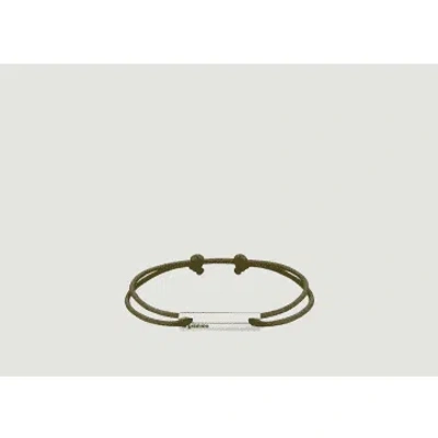 Le Gramme Le Cordon Bracelet 1.7 Gr In Green