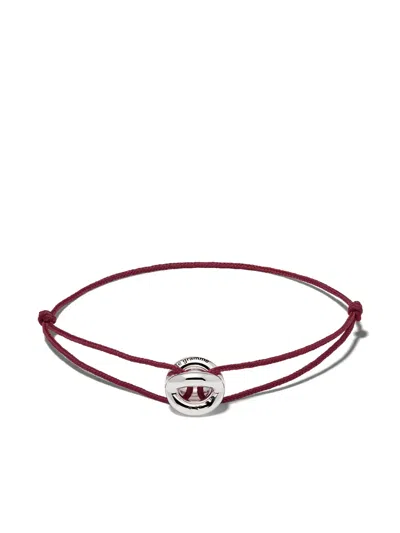 Le Gramme Maillon Cord Bracelet In Silver