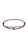 Le Gramme Maillon Cord Bracelet In Silver