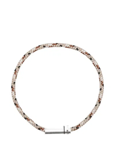 Le Gramme Nato Cable Bracelet In Brown