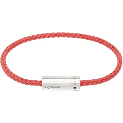Le Gramme Nato Cable 'le 7g' Bracelet In Silver