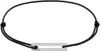 Le Gramme Perforated Cord 'le 1.7g' Bracelet In Black