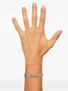 Le Gramme Pyramid-guilloche Bracelet In Silver