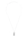 Le Gramme Pyramid-pendant Necklace In Silver