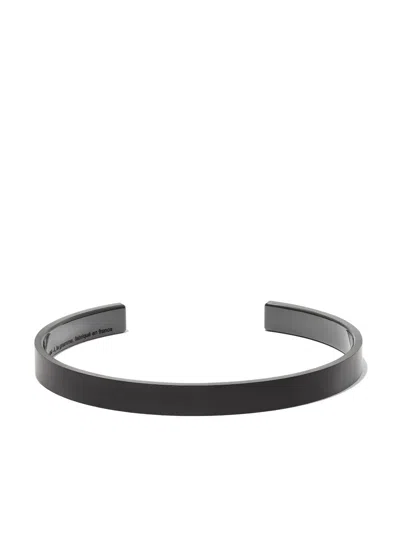 Le Gramme Ribbon 9g Titanium Bracelet In Black