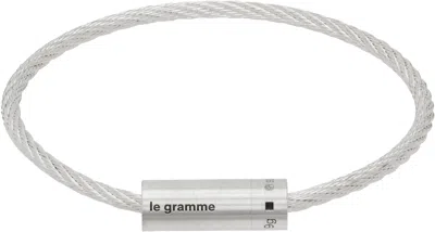 Le Gramme Silver Cable 'le 9g' Bracelet