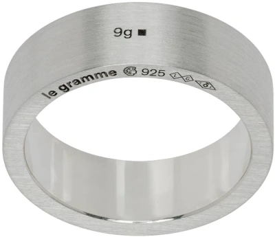Le Gramme Silver 'la 9g' Ribbon Ring