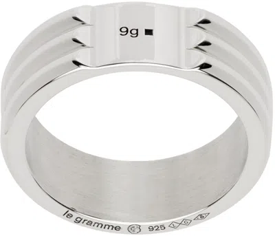 LE GRAMME SILVER 'LE 9G' GORDON RING