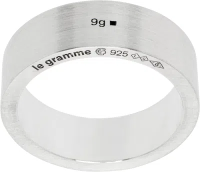 Le Gramme Silver Ribbon 'le 9g' Ring