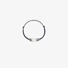 Le Gramme 1.7g Sterling Silver Black Cord Bracelet In Silver