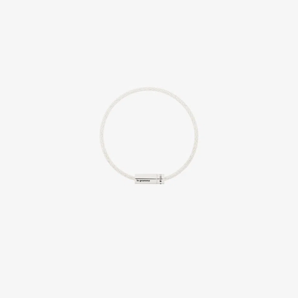 Le Gramme Le 9g polished cable bracelet - Silver
