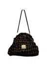 Le Gufe Women's Bag  Brigittecaiman2nero Fabric In Black