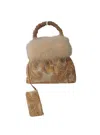 Le Gufe Women's Bag  Marypopmediafren18a Velvet In Beige