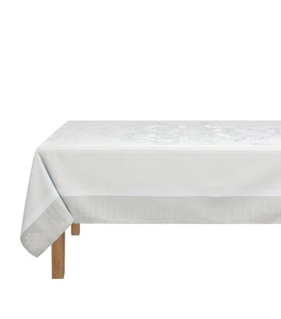 Le Jacquard Français Coated Cotton Promenade Impériale Tablecloth In Grey