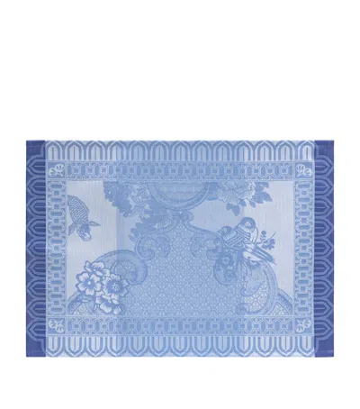Le Jacquard Français Cotton Promenade Impériale Placemat In Blue