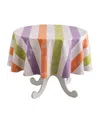 Le Jacquard Français Cotton Stripe Papillion Round Tablecloth