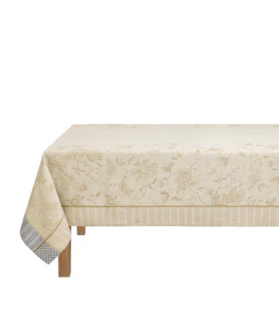 Le Jacquard Français Linen Été Indien Tablecloth In Beige
