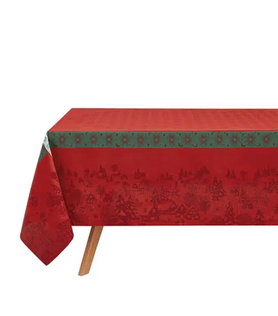 Le Jacquard Français Under The Stars Tablecloth In Red