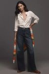Le Jean Virginia Wide Leg Jeans In Blue