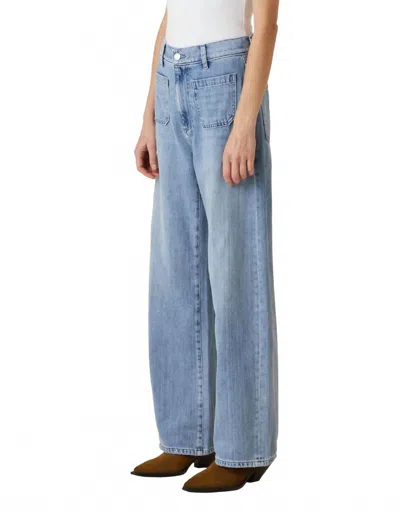 Le Jean Amber Soft Barrel Jeans In Desert Valley In Blue