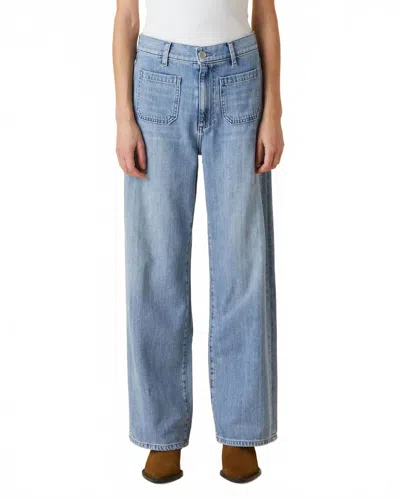 Le Jean Amber Soft Barrel Jeans In Desert Valley In Blue
