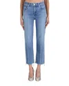Le Jean Amelia Straight Leg Jean In Lush In Multi