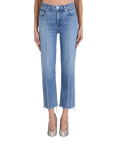 Le Jean Amelia Straight Leg Jean In Lush In Multi