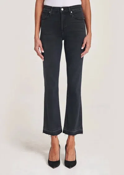 Le Jean Bella Crop Flare Jean In Ash In Grey