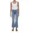 Le Jean Bella Crop Flare Jean In Beach House In Multi