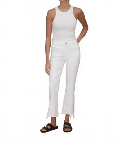 LE JEAN BELLA CROP FLARE PANTS IN ASH 3382