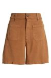 Le Jean Remy High-rise Faded Stretch Flare Jeans In Safari Tan