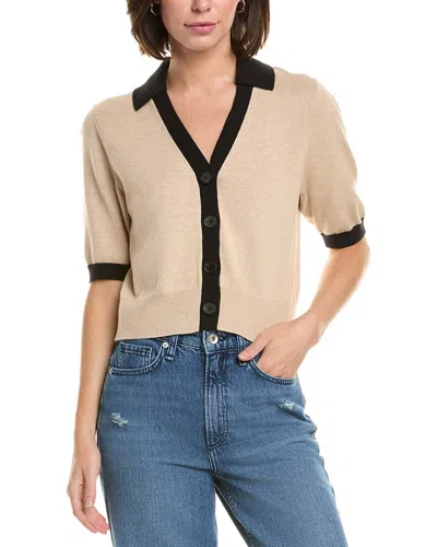 Le Jean Cashmere-blend Cardigan In Beige