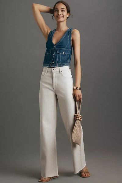 Le Jean Column High-rise Straight-leg Jeans
