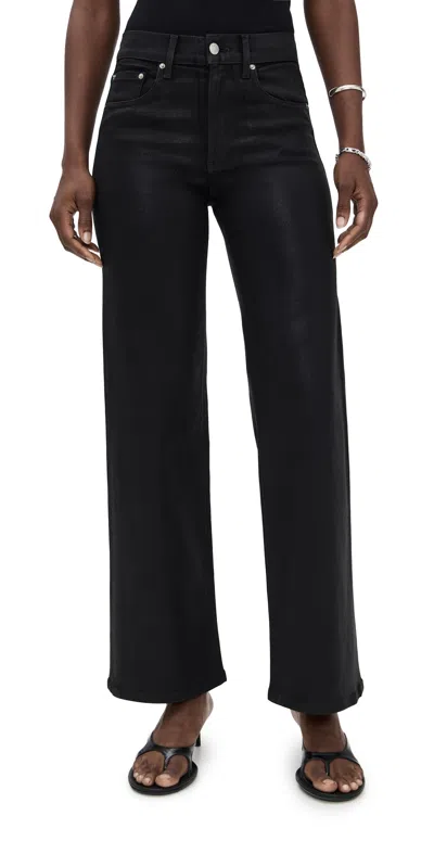 Le Jean Column Jeans Black Coated