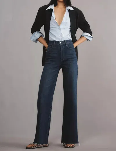Le Jean Column High-rise Wide-leg Jeans In White