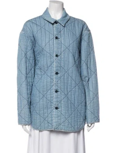 Pre-owned Le Jean Denim Jacket In Blue