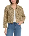 Le Jean Dylan Jacket In Animal Print