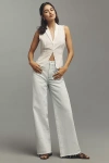 Le Jean High-rise Wide-leg Bow Embroidery Jeans