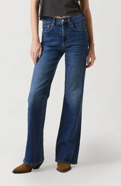 Le Jean High Waist Baby Bootcut Jeans In Blue