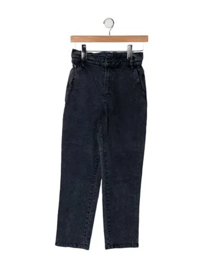 Pre-owned Le Jean High-rise Straight Leg Jeans In Grey