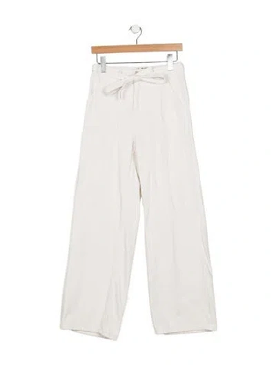 Pre-owned Le Jean High-rise Wide Leg Jeans In Neutrals